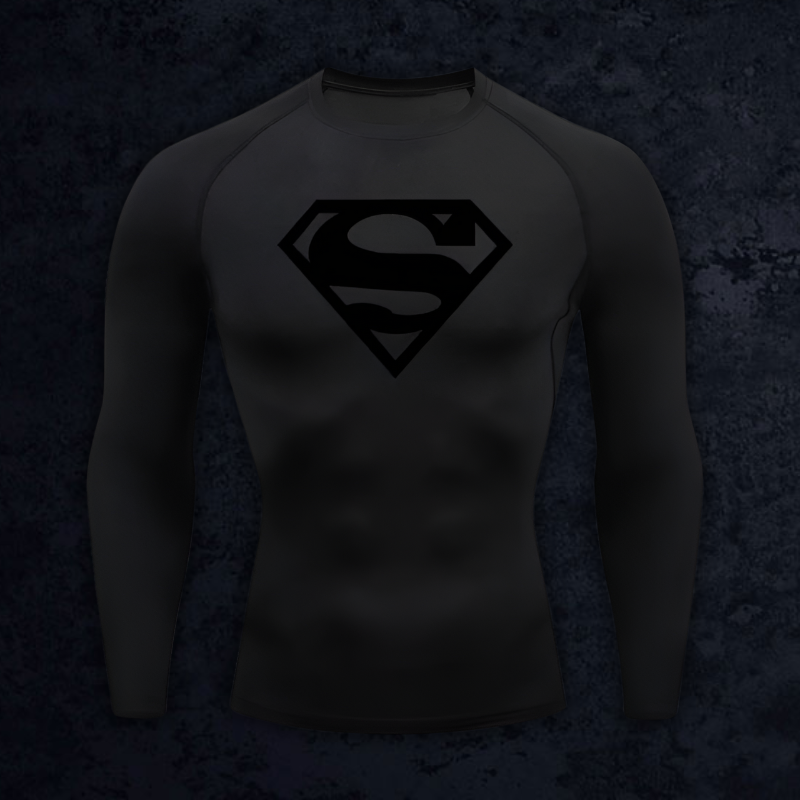 GymBreaker Original Superman Compression Long Sleeve