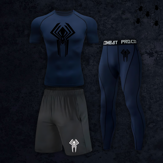 GymBreaker Spiderman 2099 Shirt Compression 3-Piece Set