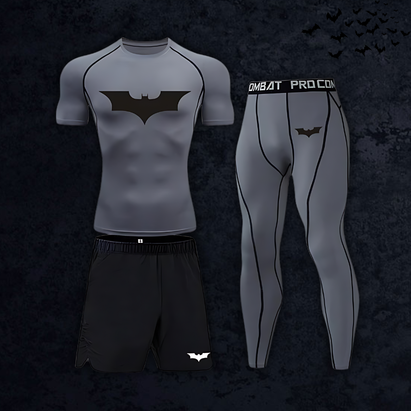 GymBreaker Batman Shirt Compression 3-Piece Set