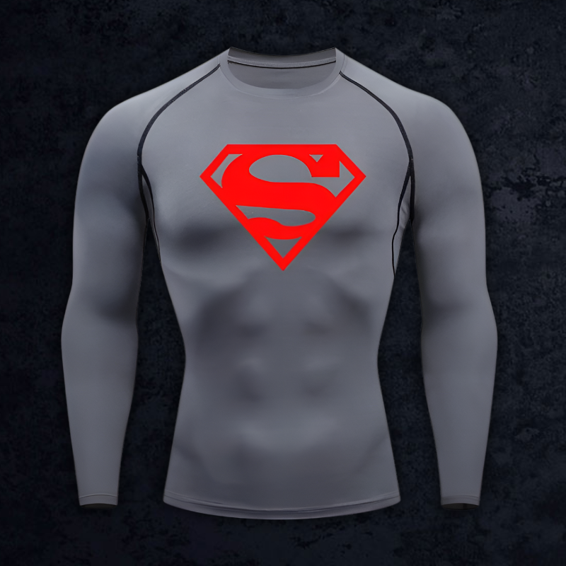 GymBreaker Original Superman Compression Long Sleeve