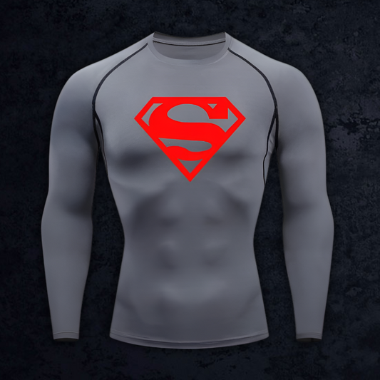 GymBreaker Original Superman Compression Long Sleeve