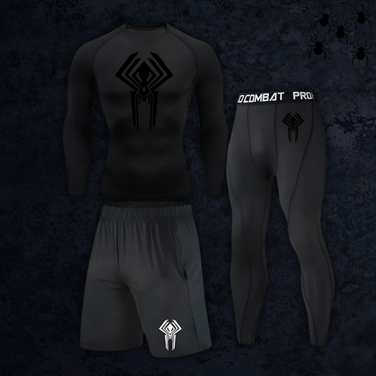 GymBreaker Spiderman 2099 Long Sleeve Compression 3-Piece Set