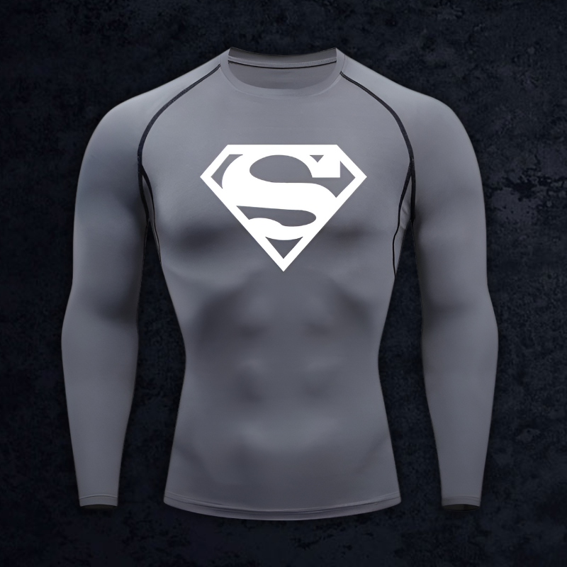 GymBreaker Original Superman Compression Long Sleeve