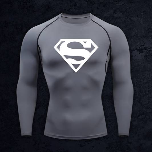 GymBreaker Original Superman Compression Long Sleeve