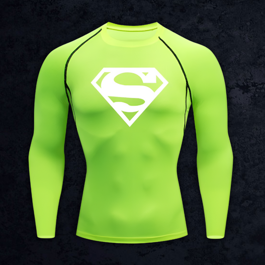 GymBreaker Original Superman Compression Long Sleeve