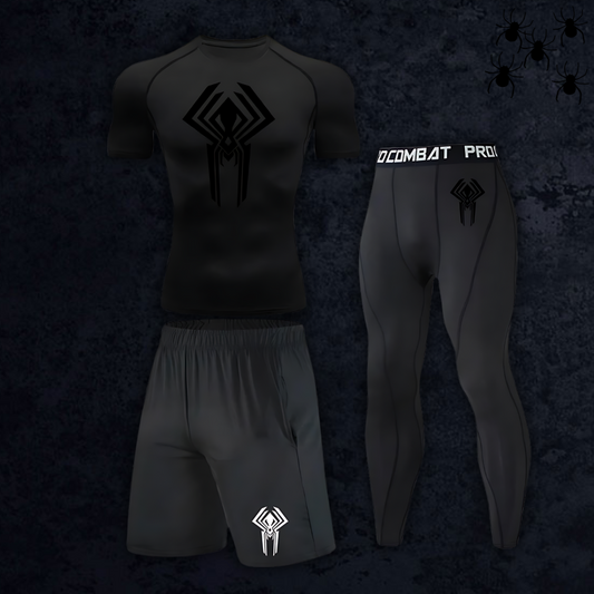 GymBreaker Spiderman 2099 Shirt Compression 3-Piece Set