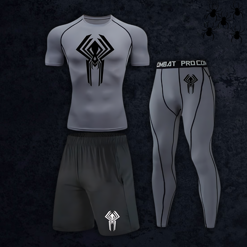 GymBreaker Spiderman 2099 Shirt Compression 3-Piece Set