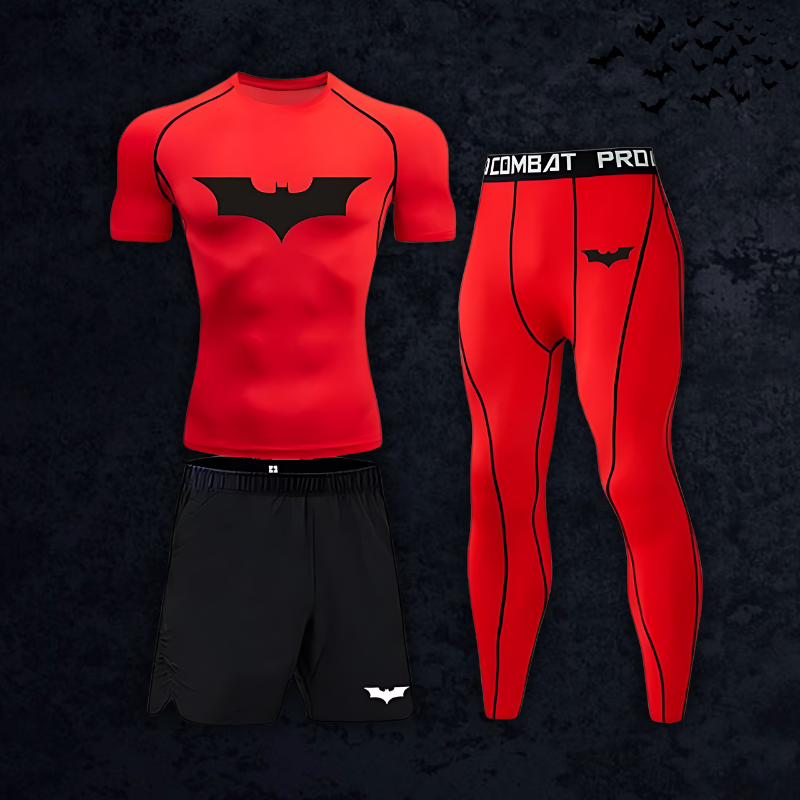 GymBreaker Batman Shirt Compression 3-Piece Set