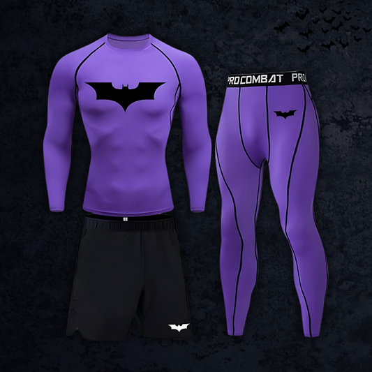 GymBreaker Batman Shirt Compression 3-Piece Set