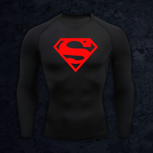 GymBreaker Original Superman Compression Long Sleeve