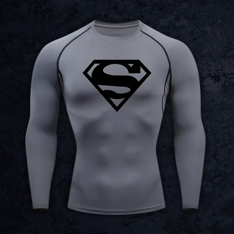 GymBreaker Original Superman Compression Long Sleeve