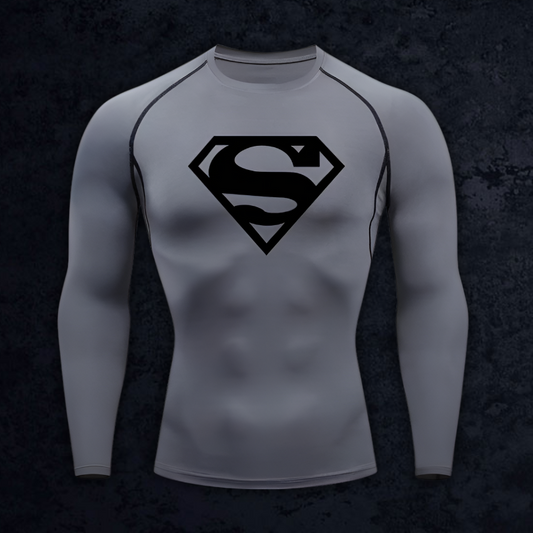 GymBreaker Original Superman Compression Long Sleeve