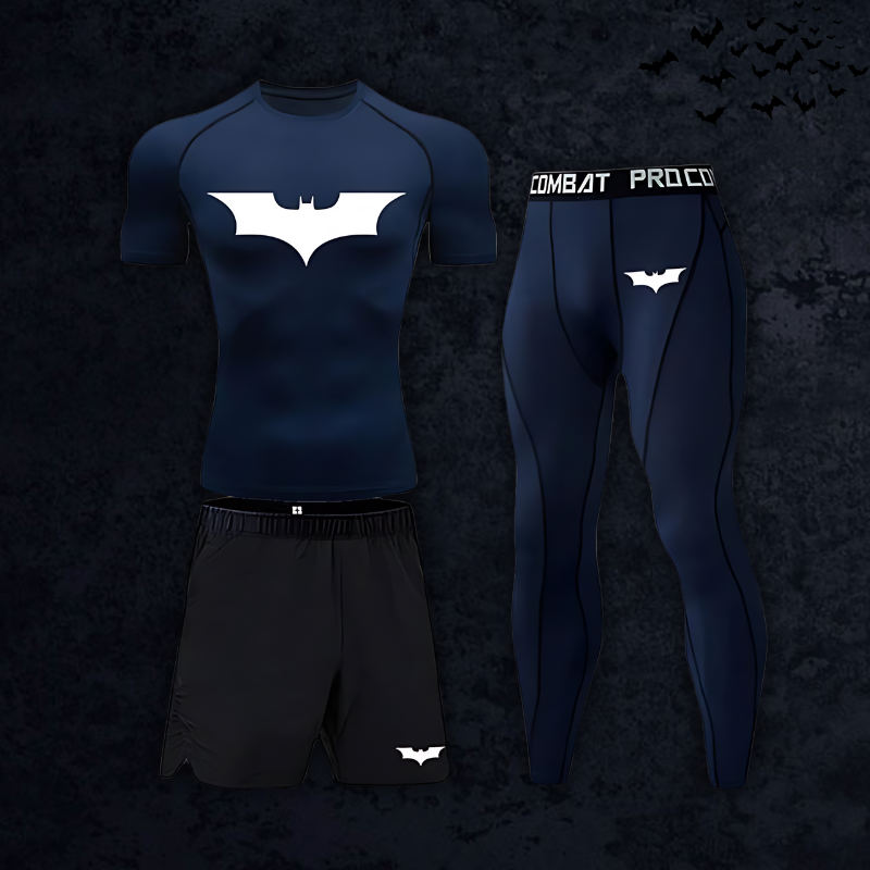 GymBreaker Batman Shirt Compression 3-Piece Set