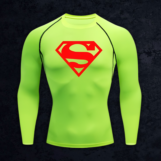 GymBreaker Original Superman Compression Long Sleeve