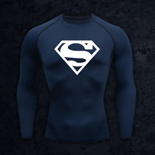 GymBreaker Original Superman Compression Long Sleeve