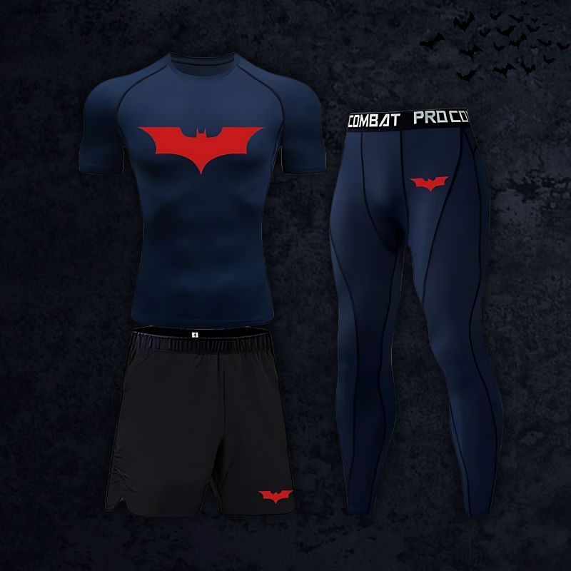 GymBreaker Batman Shirt Compression 3-Piece Set