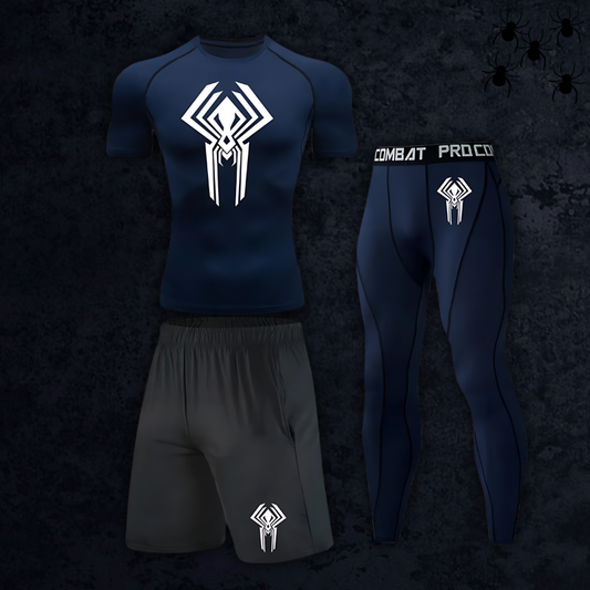 GymBreaker Spiderman 2099 Shirt Compression 3-Piece Set