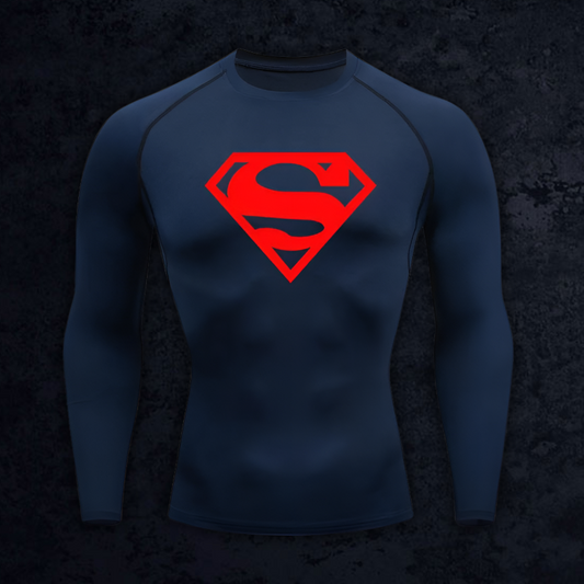 GymBreaker Original Superman Compression Long Sleeve