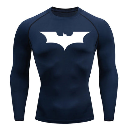 GymBreaker Batman Compression Long Sleeve