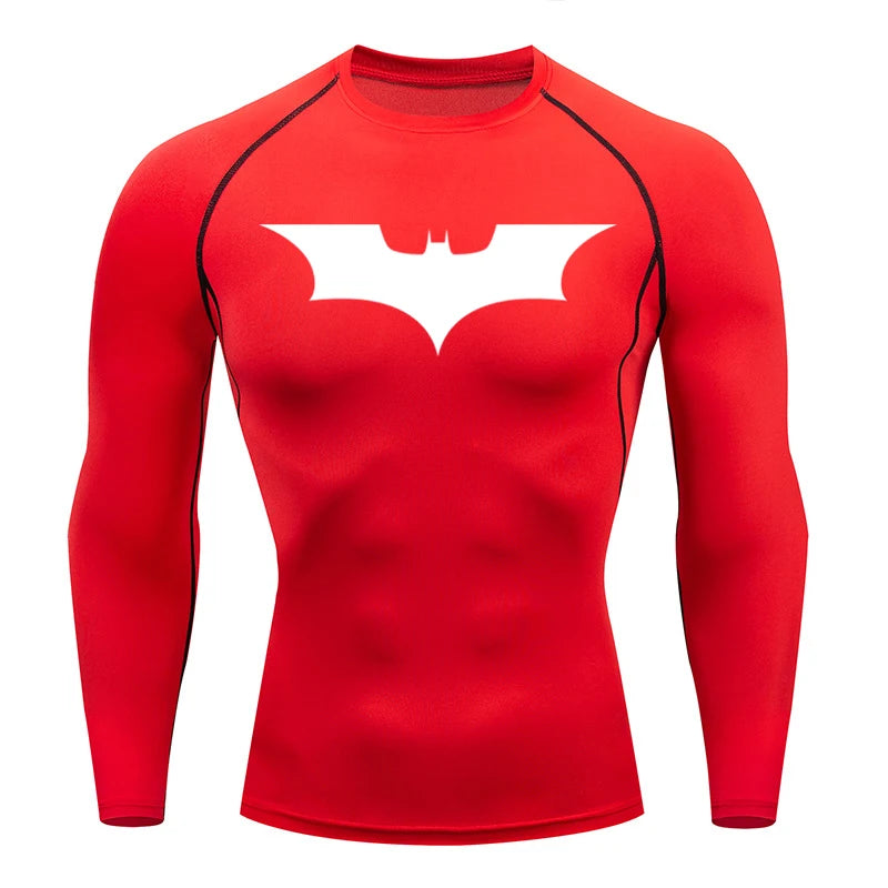 GymBreaker Batman Compression Long Sleeve