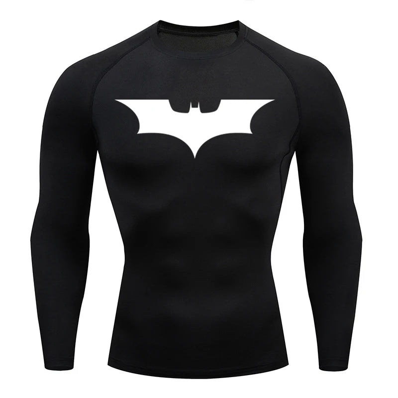 GymBreaker Batman Compression Long Sleeve