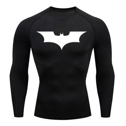 GymBreaker Batman Compression Long Sleeve