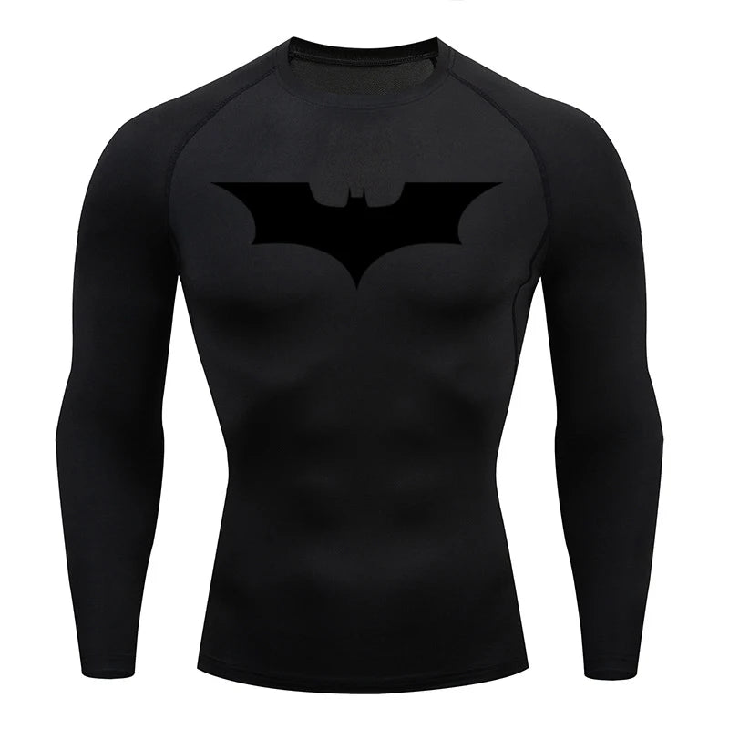 GymBreaker Batman Compression Long Sleeve