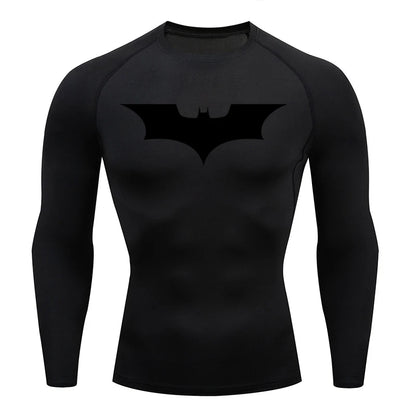 GymBreaker Batman Compression Long Sleeve